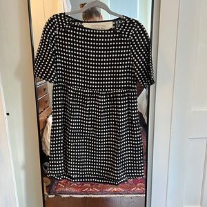 Anthropologie polka dot dress